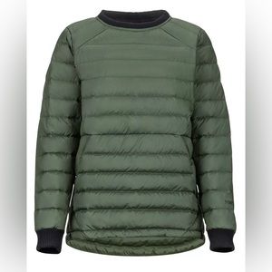 NEW Marmot Women’s Ion Pullover Puffer Down Coat, Crocodile Green, Size Small